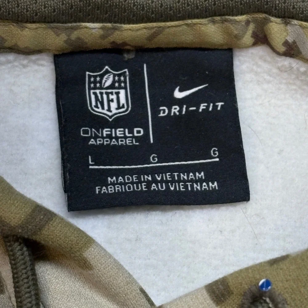 Nike NFL Cincinnati Bengals Salute to Service Camo Hoodie Men's L USA NKQ6-10P5